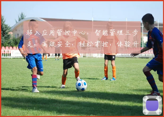 移入应用管控中心，智能管理三步走，高效安全，轻松掌控，体验升级，三重保障